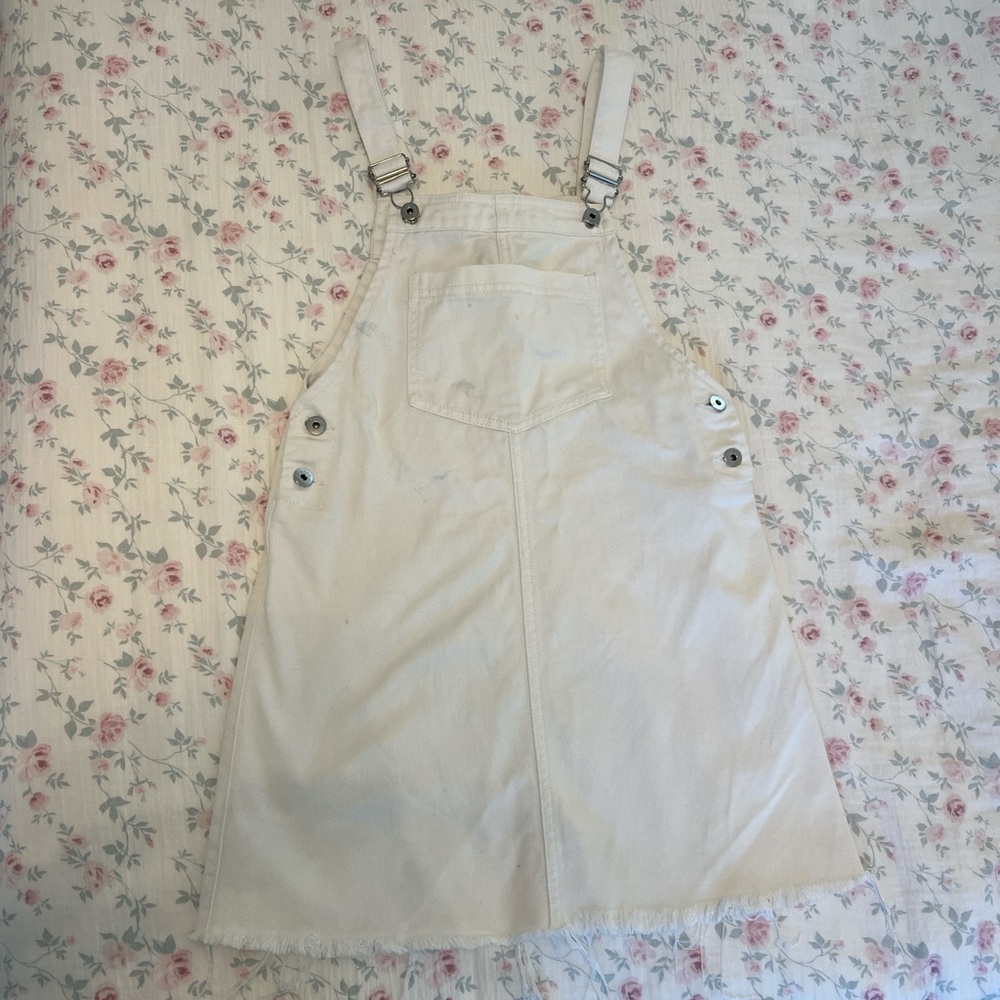 H&M Cream Overall Dress